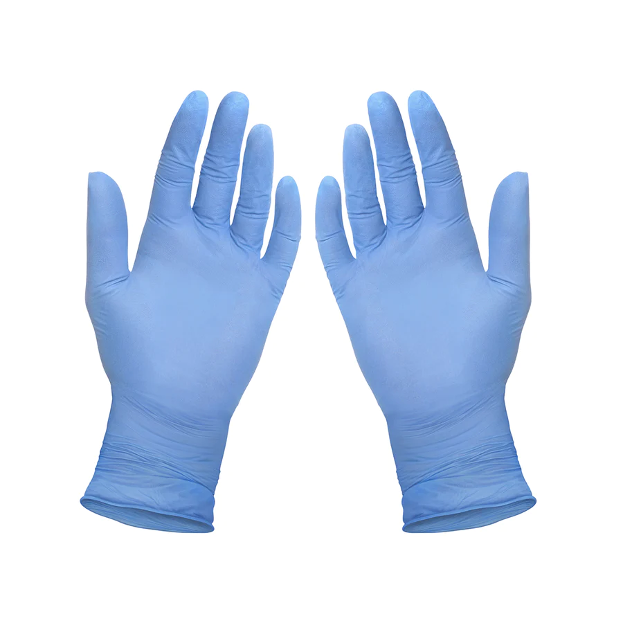 STRONG Blue Nitrile Exam Gloves - 1000 Per Case - Powder Free