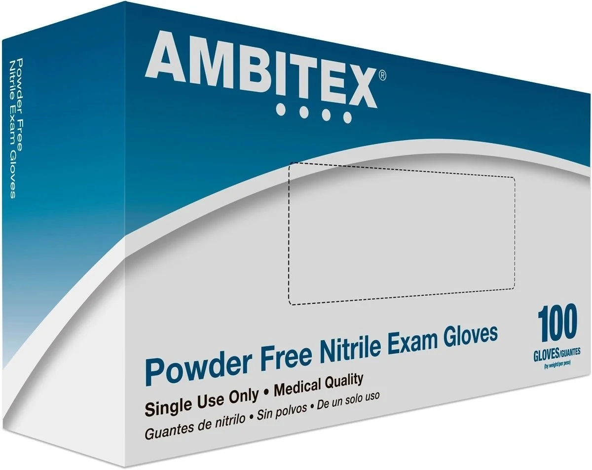 Ambitex® 3.5 Mil Nitrile Exam Gloves (1,000 per case) - Image 2