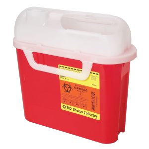 BD® Patient Room Sharps Collector (5.4 Quart)